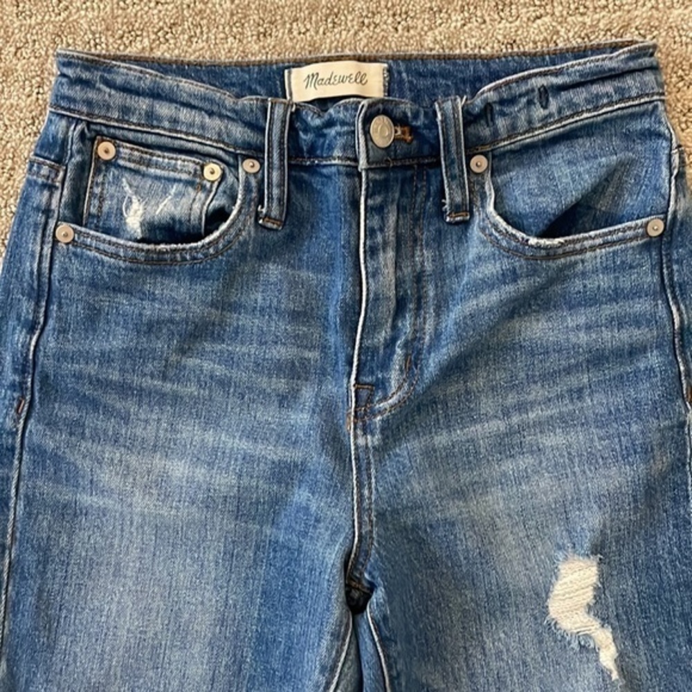 Madewell High Rise Slim Boyfriend Jeans - Picture 3 of 9